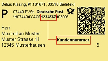 Ich meine kundennummer bei zeitschriften wo finde FAQ Kundenkonto